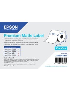 Rollo Papel Térmico Epson C33S045418 (1 unidad) de Epson, Rollos de papel térmico - Ref: S55080977, Precio: 13,75 €, Descuent...