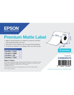 Rollo Papel Térmico Epson C33S045419 (1 unidad) de Epson, Rollos de papel térmico - Ref: S55080979, Precio: 17,76 €, Descuent...