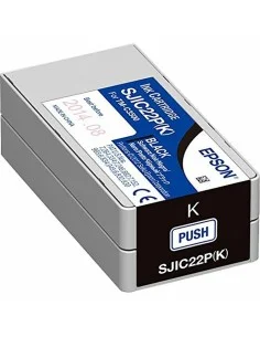 Cartucho de Tinta Original Epson SJIC22P(K) Negro de Epson, Tóners y tinta de impresora - Ref: S55080990, Precio: 31,94 €, De...