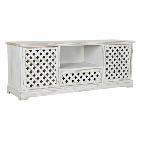 Meubles de télévision DKD Home Decor Blanc 140 x 40 x 54 cm Sapin de DKD Home Decor, Tables et supports de télévision - Réf :...