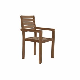 Chaise de jardin DKD Home Decor Marron Teck 58 x 48 x 91 cm (58 x 48 x 91 cm) de DKD Home Decor, Chaises de table de jardin -...