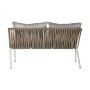 Divano e Tavolo DKD Home Decor Cristallo rattan sintetico Acciaio (190 x 190 x 70 cm) di DKD Home Decor, Divani - Rif: S30331...