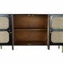 Sideboard DKD Home Decor Black Natural Rattan Mango wood (150 x 40 x 78 cm) | Tienda24 - Global Online Shop Tienda24.eu