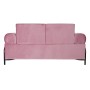 Sofá DKD Home Decor Negro Rosa Metal Poliéster Moderno (154 x 76 x 76 cm) de DKD Home Decor, Sofás - Ref: S3033188, Precio: 4...