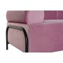 Sofá DKD Home Decor Negro Rosa Metal Poliéster Moderno (154 x 76 x 76 cm) de DKD Home Decor, Sofás - Ref: S3033188, Precio: 4...