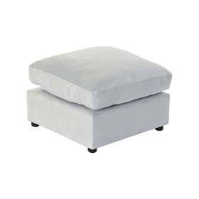 Footrest Home ESPRIT Grey Polyester MDF Wood Modern 52 x 40 x 48,5 cm | Tienda24 - Global Online Shop Tienda24.eu