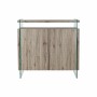 Aparador DKD Home Decor Natural MDF Cristal Templado (120 x 44 x 120 cm) de DKD Home Decor, Armarios y aparadores - Ref: S303...