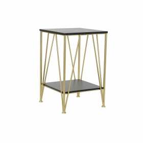 Mesa auxiliar DKD Home Decor 41 x 41 x 63,5 cm Negro Dorado Metal Madera de DKD Home Decor, Mesas - Ref: S3033268, Precio: 77...