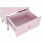 Comodino DKD Home Decor 52 x 42 x 65 cm Metallo Rosa chiaro Legno di mango | Tienda24 - Global Online Shop Tienda24.eu