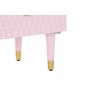 Comodino DKD Home Decor 52 x 42 x 65 cm Metallo Rosa chiaro Legno di mango | Tienda24 - Global Online Shop Tienda24.eu