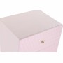 Comodino DKD Home Decor 52 x 42 x 65 cm Metallo Rosa chiaro Legno di mango | Tienda24 - Global Online Shop Tienda24.eu