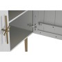 Aparador DKD Home Decor Dourado Branco Ferro Madeira de mangueira (180 x 55 x 81 cm) de DKD Home Decor, Armários e aparadores...