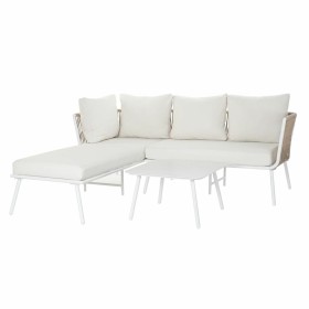 Gartenbank DKD Home Decor Beige Aluminium Schnur 196 x 75 x 68,5 cm von DKD Home Decor, Sofas - Ref: S3033403, Preis: 871,59 ...