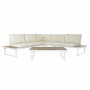 Divano da Giardino DKD Home Decor Beige Legno Poliestere Acciaio (231 x 219 x 74 cm) di DKD Home Decor, Divani - Rif: S303341...