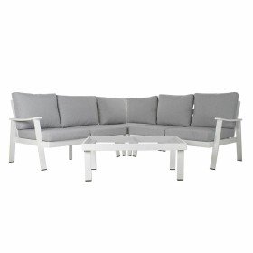 Gartenbank DKD Home Decor Grau 212 x 212 x 86 cm Kristall Aluminium 86 cm von DKD Home Decor, Sofas - Ref: S3033433, Preis: 7...