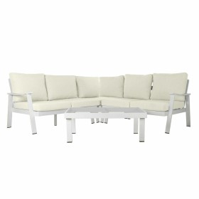 Gartenbank DKD Home Decor Weiß Aluminium Kristall 86 cm 212 x 212 x 86 cm von DKD Home Decor, Sofas - Ref: S3033434, Preis: 7...