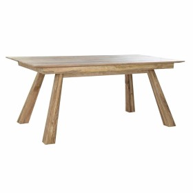 Dining Table DKD Home Decor Grey Natural Wood Paolownia wood MDF Wood 161.5 x 81.5 x 78 cm 161,5 x 81,5 x 78 cm | Tienda24 - Global Online Shop Tienda24.eu