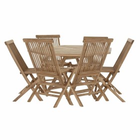 Ensemble Table + Chaises DKD Home Decor 90 cm 120 x 120 x 75 cm de DKD Home Decor, Salons de jardin - Réf : S3033459, Prix : ...