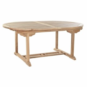 Mesa de Jantar DKD Home Decor Castanho Extensível Teca (180 x 120 x 75 cm) de DKD Home Decor, Mesas para sala de jantar - Ref...