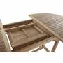 Table de Salle à Manger DKD Home Decor Marron Extensible Teck (180 x 120 x 75 cm) de DKD Home Decor, Tables de jardin - Réf :...