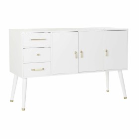 Aparador DKD Home Decor Branco Creme Natural Metal Madeira de paulónia 120 x 40 x 78,5 cm de DKD Home Decor, Armários e apara...