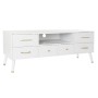 TV furniture DKD Home Decor White Metal MDF (140 x 52 x 40 cm) by DKD Home Decor, TV tables and stands - Ref: S3033483, Price...