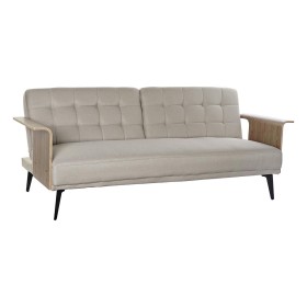 Sofabed DKD Home Decor 203 x 87 x 81 cm Black Beige Metal Brown by DKD Home Decor, Sofas & Couches - Ref: S3033488, Price: 39...