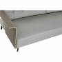 Canapé Convertible DKD Home Decor 203 x 87 x 81 cm Noir Beige Métal Marron de DKD Home Decor, Canapés et divans - Réf : S3033...