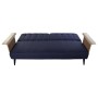 Schlafsofa DKD Home Decor Blau Braun Schwarz Metall Moderne Urban 203 x 87 x 81 cm von DKD Home Decor, Sofas - Ref: S3033490,...