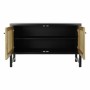 Credenza DKD Home Decor Nero Abete Naturale Rattan (120 x 38 x 76 cm) di DKD Home Decor, Credenze e buffet - Rif: S3033515, P...