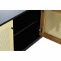 Móvel de TV DKD Home Decor Preto Abeto Rotim (160 x 65 x 38 cm) de DKD Home Decor, Mesas e suportes para TV - Ref: S3033516, ...