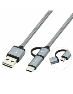 Wand-Ladegerät + USB-Kabel C KSIX Weiß 20W | Tienda24 Tienda24.eu