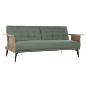 Sofá Cama DKD Home Decor 203 x 87 x 81 cm Negro Metal Marrón Verde de DKD Home Decor, Sofás - Ref: S3033523, Precio: 391,69 €...