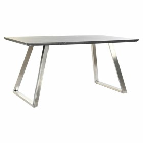 Dining Table DKD Home Decor Black Steel MDF Wood 160 x 90 x 76 cm by DKD Home Decor, Dining Tables - Ref: S3033538, Price: 33...