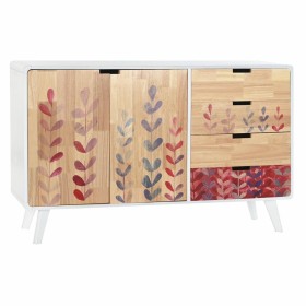 Anrichte DKD Home Decor natürlich Kautschukholz Weiß Granatrot 120 x 30 x 75 cm von DKD Home Decor, Buffets - Ref: S3033597, ...