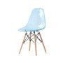 Silla de Comedor DKD Home Decor Natural Azul PVC Abedul (50 x 46 x 83,5 cm) de DKD Home Decor, Sillas - Ref: S3033609, Precio...