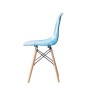 Silla de Comedor DKD Home Decor Natural Azul PVC Abedul (50 x 46 x 83,5 cm) de DKD Home Decor, Sillas - Ref: S3033609, Precio...