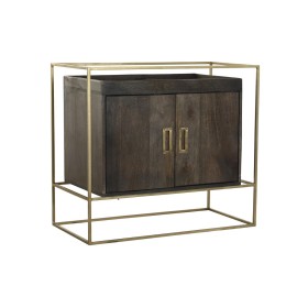 Cassettiera DKD Home Decor Metallo Marrone Legno di mango (86 x 43 x 76 cm) di DKD Home Decor, Comò e cassettiere - Rif: S303...