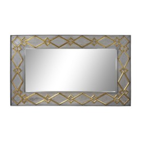 Wall mirror DKD Home Decor Grey Golden Mango wood (154 x 5 x 92 cm) by DKD Home Decor, Wall-Mounted Mirrors - Ref: S3033628, ...