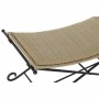 Bench DKD Home Decor Black Metal Light brown Rattan (94 x 49 x 44 cm) by DKD Home Decor, Chairs - Ref: S3033649, Price: 180,1...