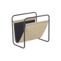 Magazine rack DKD Home Decor 39 x 26 x 36 cm Natural Black Metal by DKD Home Decor, Magazine Files - Ref: S3033651, Price: 43...