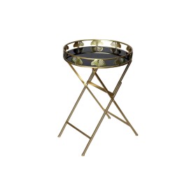 Table d'appoint DKD Home Decor 49 x 49 x 72 cm Verre Noir Doré Métal de DKD Home Decor, Tables - Réf : S3033665, Prix : 76,93...