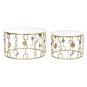 Table d'appoint DKD Home Decor Bambou Rotin (60 x 60 x 42 cm) | Tienda24 - Global Online Shop Tienda24.eu