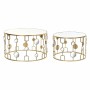 Juego de 2 Mesitas DKD Home Decor Espejo Dorado Metal (80 x 80 x 45 cm) (2 pcs) de DKD Home Decor, Mesas - Ref: S3033678, Pre...