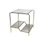 Mesa de apoio DKD Home Decor Dourado Metal Espelho 50 x 50 x 55 cm | Tienda24 - Global Online Shop Tienda24.eu