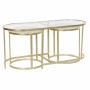 Conjunto de 3 mesas pequenas DKD Home Decor Dourado 100 x 40 x 45 cm de DKD Home Decor, Jogos de móveis - Ref: S3033686, Preç...