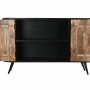 Buffet DKD Home Decor Marron Noir Métal Bois de manguier (145 x 40 x 90 cm) de DKD Home Decor, Buffets, crédences et vaisseli...