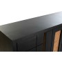 Sideboard DKD Home Decor Black Rattan Mango wood (160 x 40 x 90 cm) by DKD Home Decor, Sideboards - Ref: S3033701, Price: 1,0...