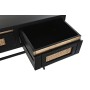 Console DKD Home Decor Naturel Noir Rotin Bois de manguier (125 x 40 x 76 cm) de DKD Home Decor, Tables - Réf : S3033703, Pri...