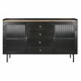 Credenza DKD Home Decor Naturale Nero Dorato Metallo Legno di mango (145 x 40 x 85 cm) di DKD Home Decor, Credenze e buffet -...